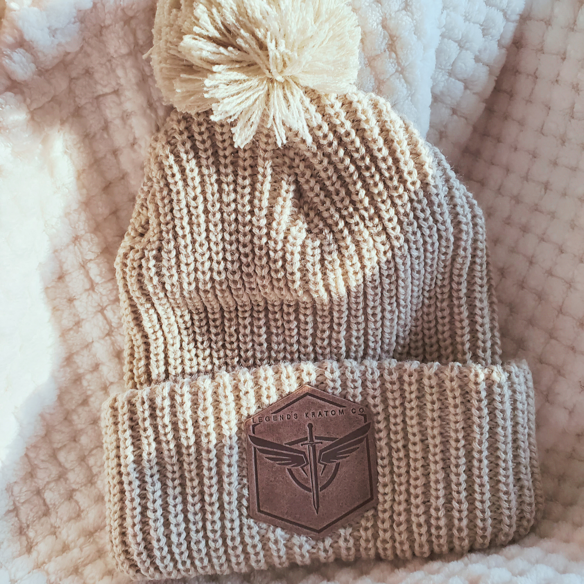 Pom Knit Beanie - L.K.C.