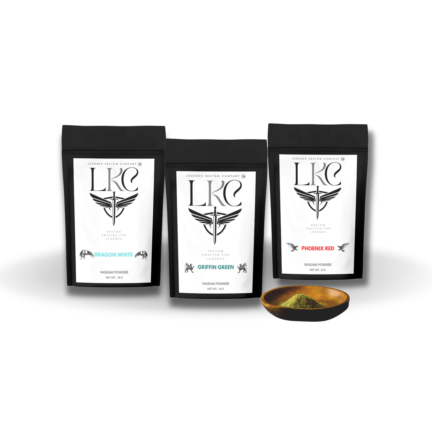 Kratom Powder Sample Pack - L.K.C.