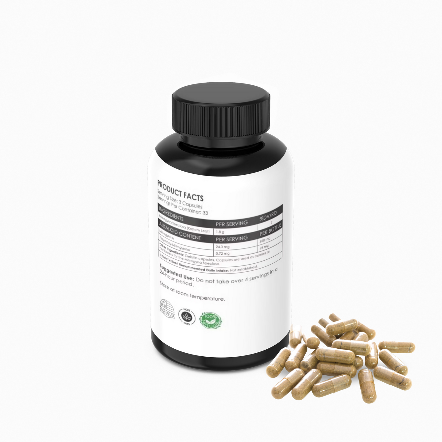 white strain kratom capsules for sale