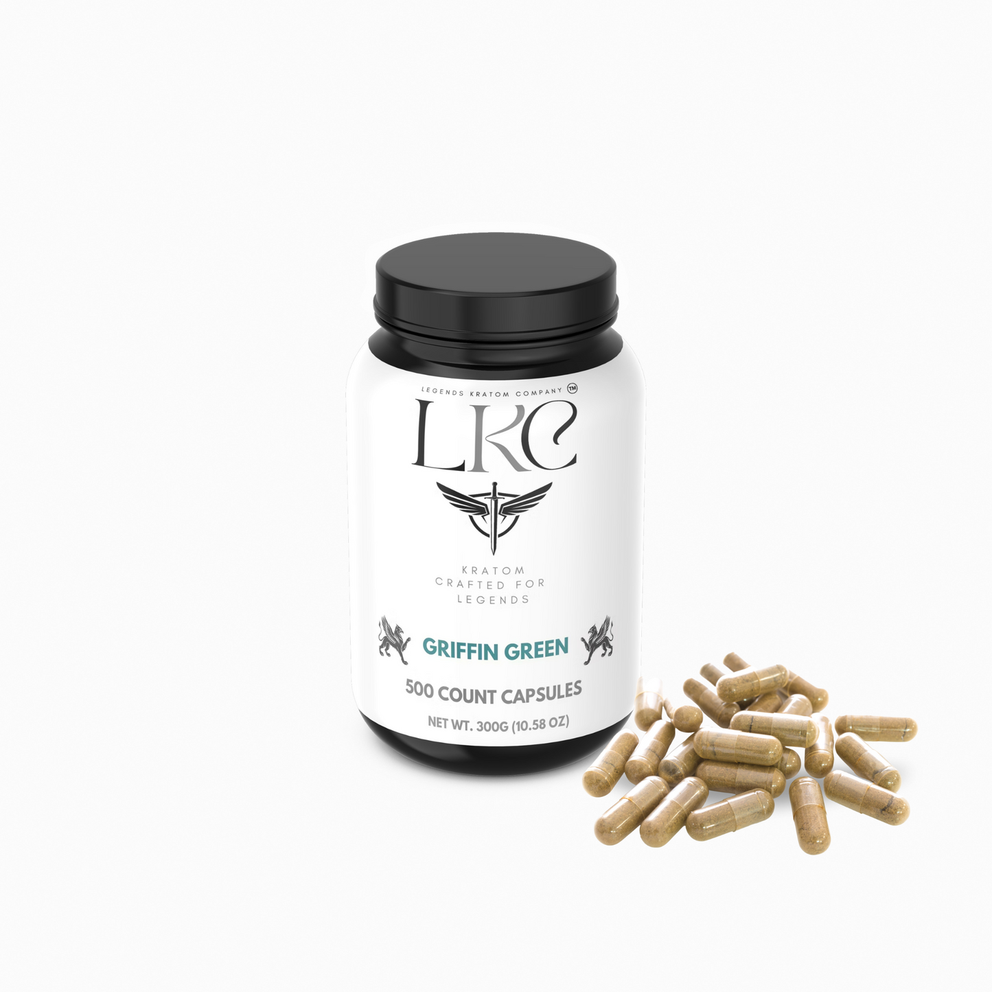 Green strain kratom capsules