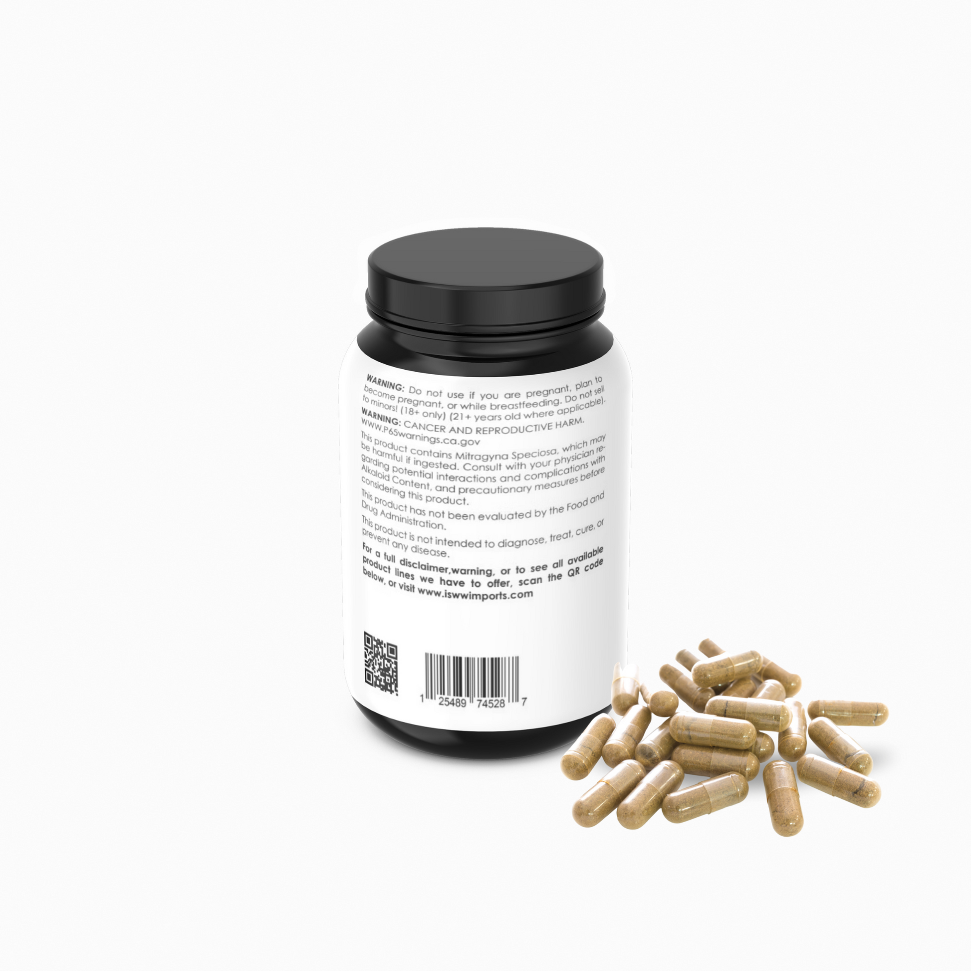 red kratom strain capsules